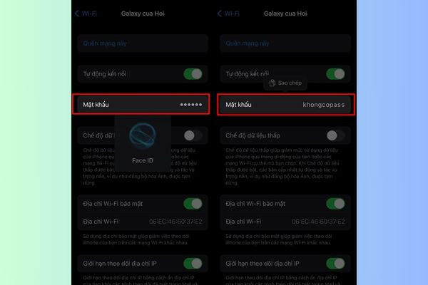 Hướng dẫn xem mật khẩu mạng Wi-Fi đã kết nối bước 2