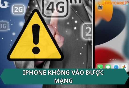 iPhone không vào được mạng
