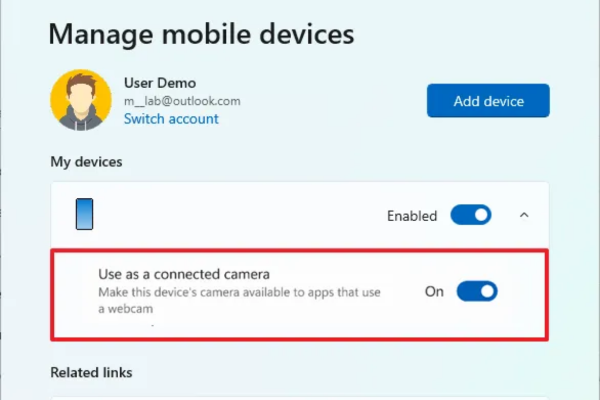 Kết nối camera iphone với laptop bằng Bluetooth bước 3