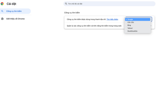 Nguyên nhân Google Chrome bị mất thanh tìm kiếm bước 2