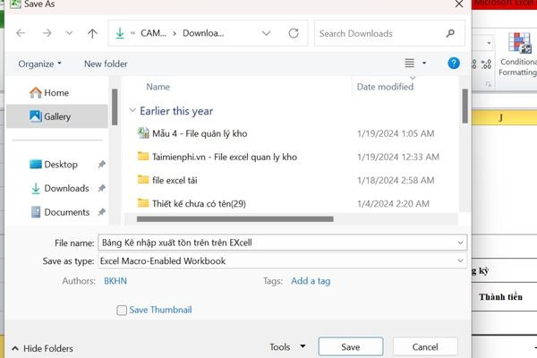 khắc phục lỗi không copy được sheet trong Excel cách 1
