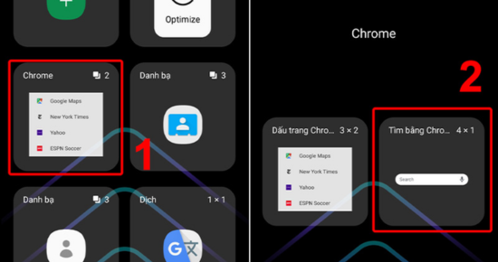 Khắc phục thanh tìm kiếm Google bị mất trên điện thoại Android bước 2