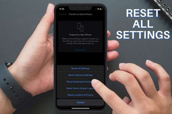 Khôi phục cài đặt gốc iPhone