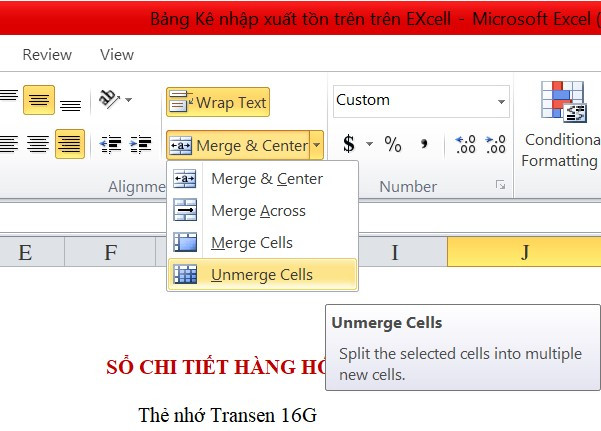 Kiểm tra các ô được nhập chung Kiểm tra các ô được nhập chung