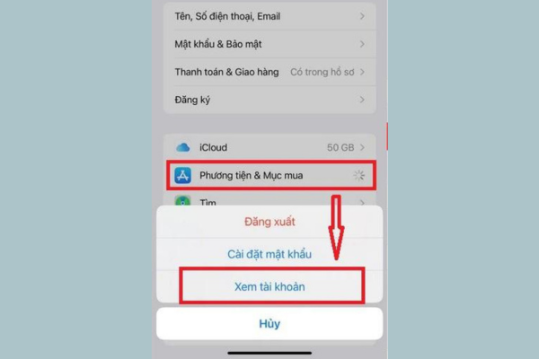 Kiểm tra lịch sử thanh toán trên Apple Services bước 2