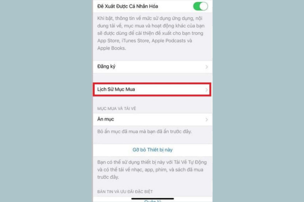 Kiểm tra lịch sử thanh toán trên Apple Services bước 3