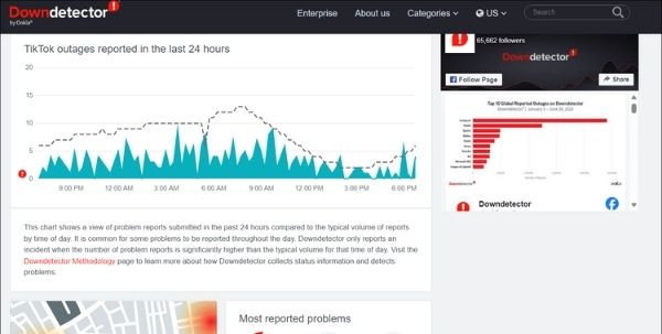 Kiểm tra máy chủ của TikTok Kiểm tra máy chủ của TikTok