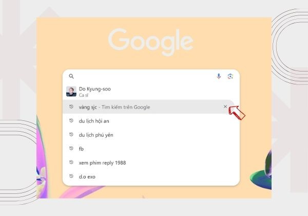Mẹo xóa gợi ý tìm kiếm cụ thể trên máy tính
