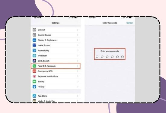 Mởi khóa với Apple Watch khi đeo khẩu trang bước 1