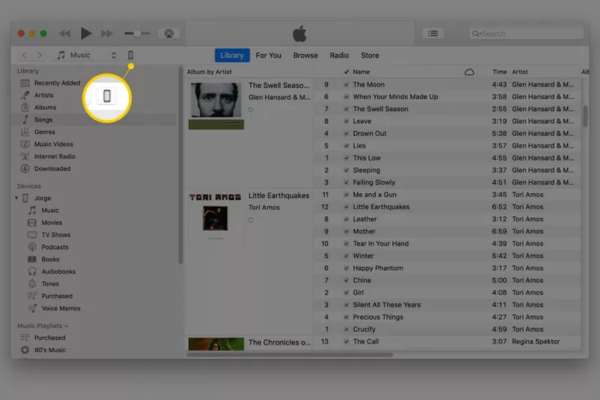phục hồi máy bằng iTunes bước 1 phục hồi máy bằng iTunes bước 1