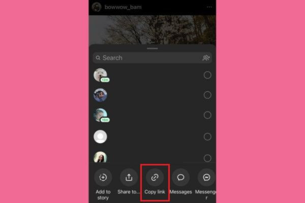 Sử dụng app InstaSave bước 2
