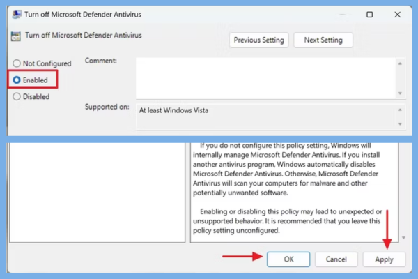 Sử dụng Local Group Policy Editor bước 3