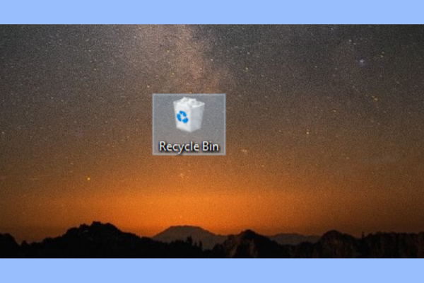 Sử dụng Recycle Bin bước 1