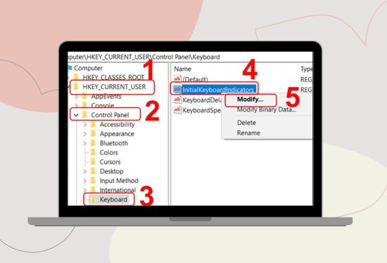 Sử dụng phần mềm Regedit bước 2