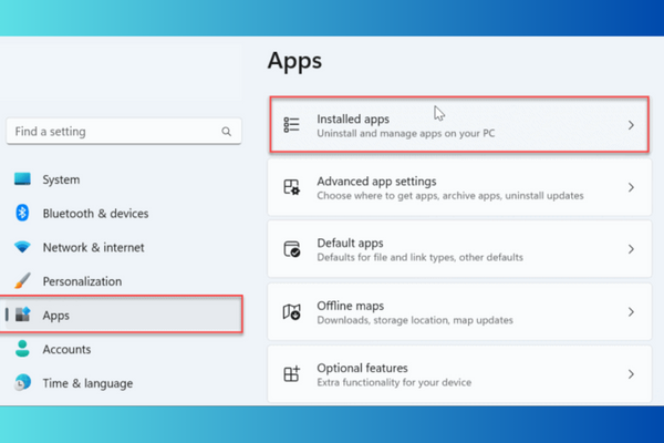 Sử dụng Settings bước 2