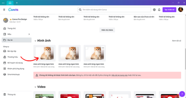 Sử dụng ứng dụng Canva bước 2