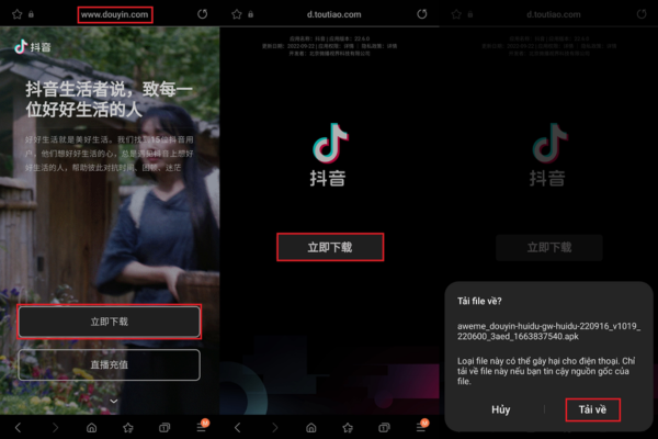 Tải Douyin trên trang web chính thức B1