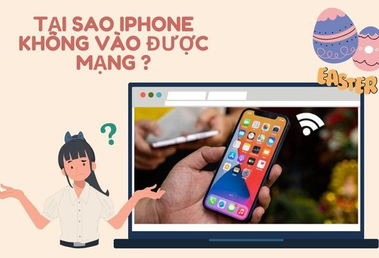tại sao iPhone không vào được mạng