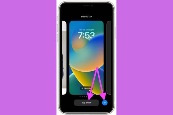 Thay đổi hình nền iPhone từ Màn hình khóa bước 3