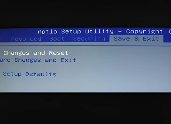 Thay đổi thứ tự trong BIOS bước 2