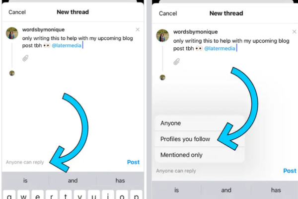 Thiết lập quyền riêng tư của Post trên Threads