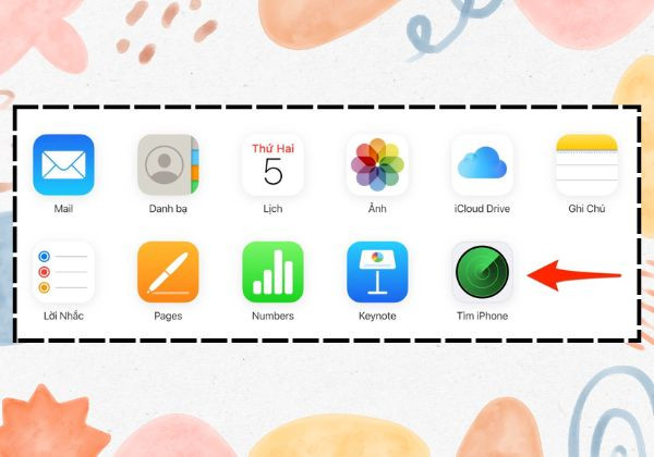 Sử dụng web iCloud