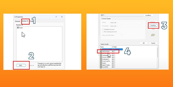User Accounts bước 5
