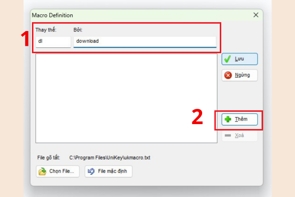 Cách sử dụng tính năng gõ tắt của Unikey B1