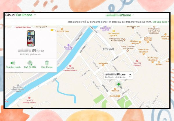 Sử dụng web iCloud Sử dụng web iCloud