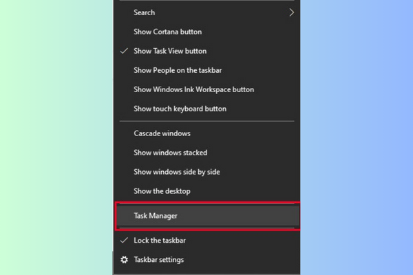Xem địa chỉ IP bằng Task Manager&nbsp;bước 1