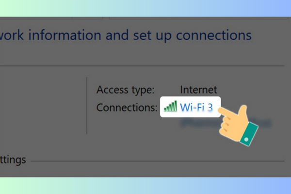 Xem IP máy tính từ thanh Taskbar bước 3