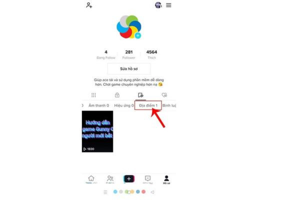 Cách xem lại các địa điểm đã lưu trên TikTok bước 3