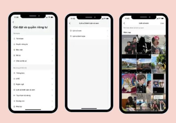 Sử dụng chức năng “Watch History” để xem lại lịch sử TikTok