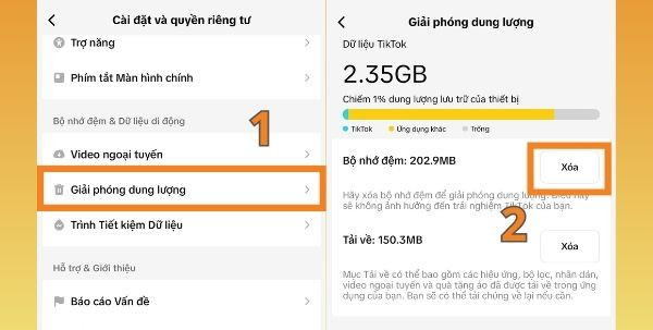 Xoá bộ nhớ đệm bước 3 Xoá bộ nhớ đệm bước 3