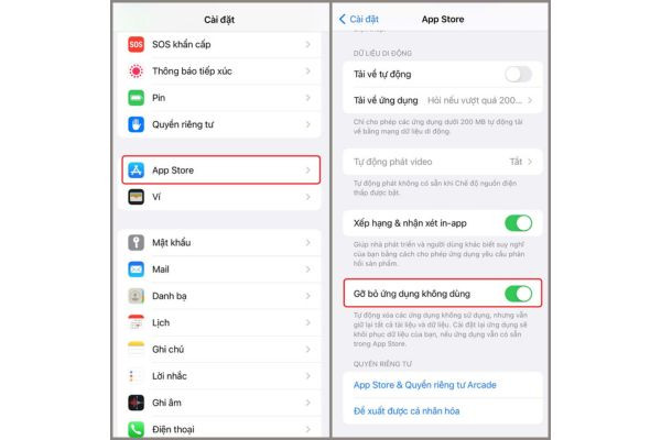 Xóa các ứng dụng trong App Store không dùng  