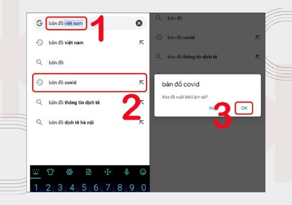 Xóa gợi ý tìm kiếm trong Google Chrome trên điện thoại Android