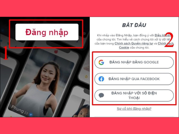 Xoá tài khoản Tinder trên máy tính bước 1
