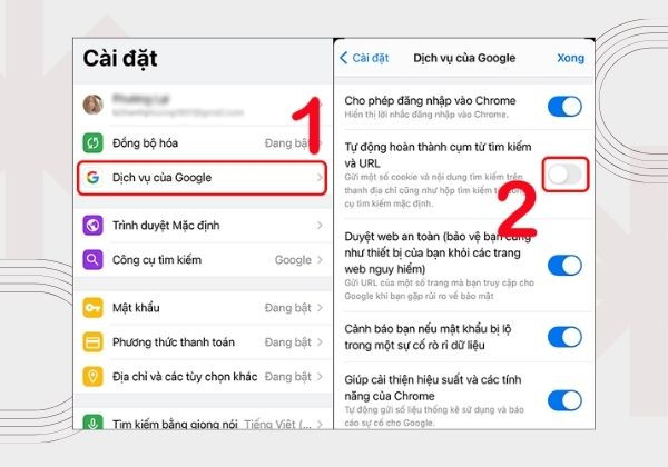Xóa tìm kiếm mới xuất hiện trên iPhone, iPad bước 2
