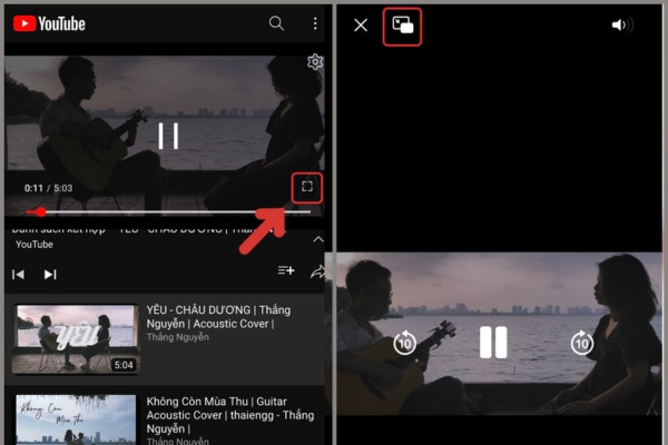 cách thu nhỏ màn hình youtube trên iPhone đơn giản Safari bước 1