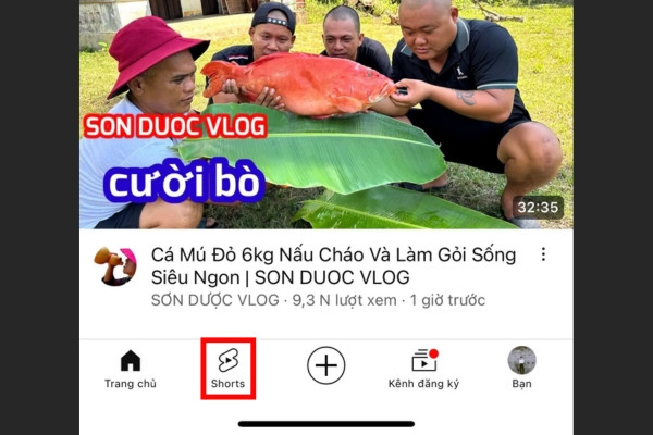Tạo playlist video Shorts B1