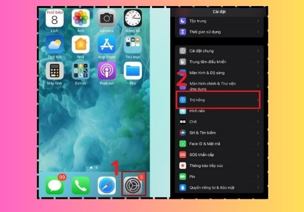 Bước 1 tắt kích hoạt chức năng hai chạm Bước 1 tắt kích hoạt chức năng hai chạm