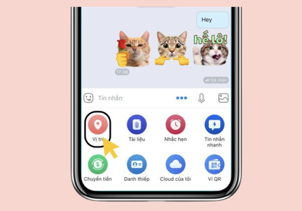 Bước 1: Cách xác định vị trí hiện tại của tôi trên Zalo