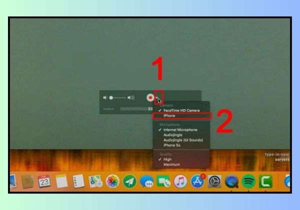 bước 3 share màn hình iPhone lên máy tính bước 3 share màn hình iPhone lên máy tính