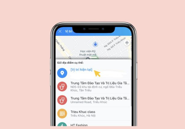 Bước 3: Cách xác định vị trí hiện tại của tôi trên Zalo