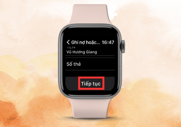 Các bước thiết lập Apple Pay trên Apple Watch bước 3