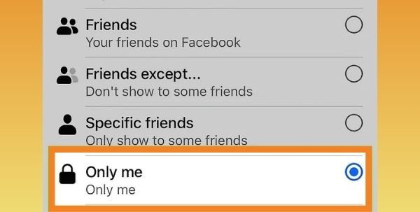 Cách ẩn tất cả hình ảnh trên Facebook bằng điện thoại bước 5 Cách ẩn tất cả hình ảnh trên Facebook bằng điện thoại bước 5