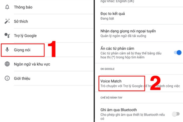 Cách bật tìm kiếm bằng giọng nói trên ứng dụng Google bước 2