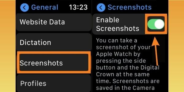 Cách bật trên Apple Watch bước 3