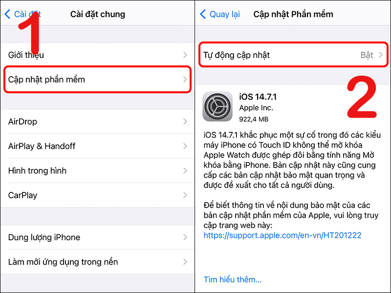 Cách cập nhật iOS 18