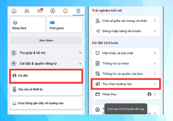Cách chặn quảng cáo trên Facebook trên Android bước 1 Cách chặn quảng cáo trên Facebook trên Android bước 1